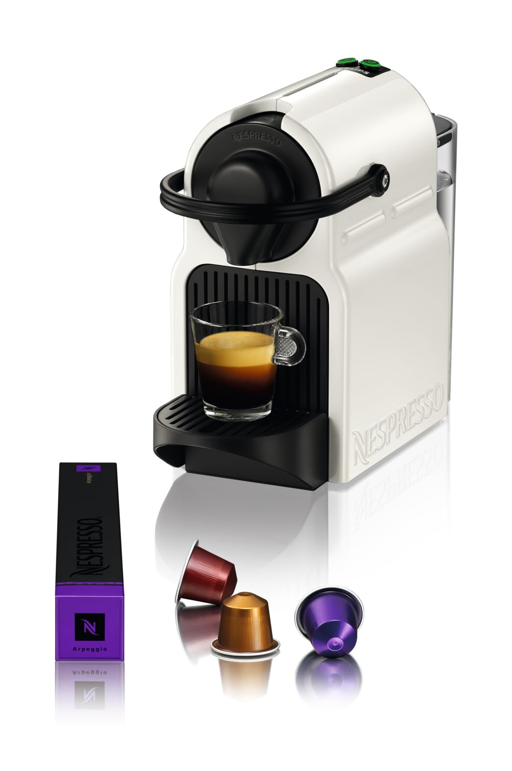 Cafine Exclusive: Machine à Café Inissia Blanche Cafetière Espresso
