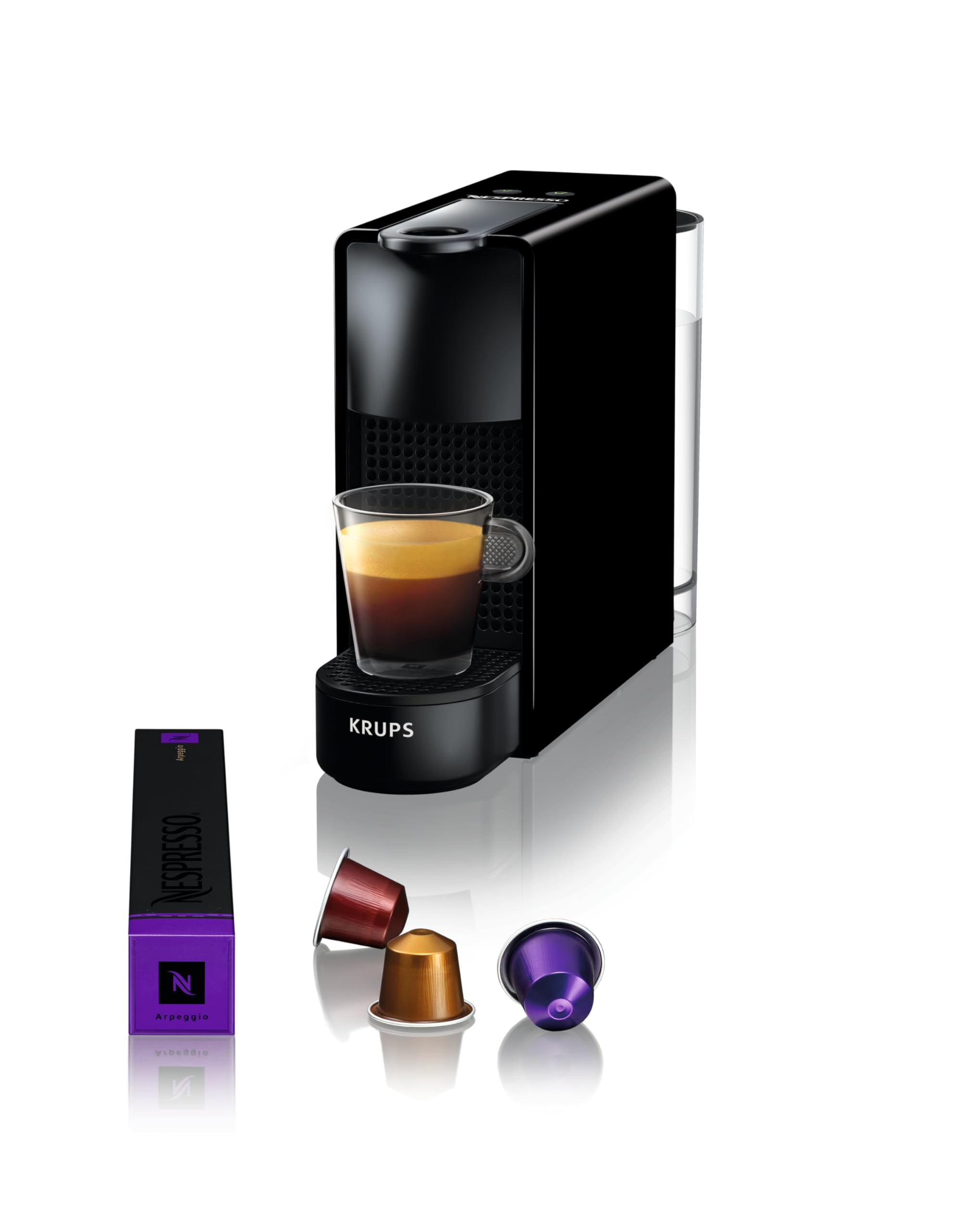 Cafine Exclusive: Machine à Café Essenza Mini Noir Cafetière à Capsules