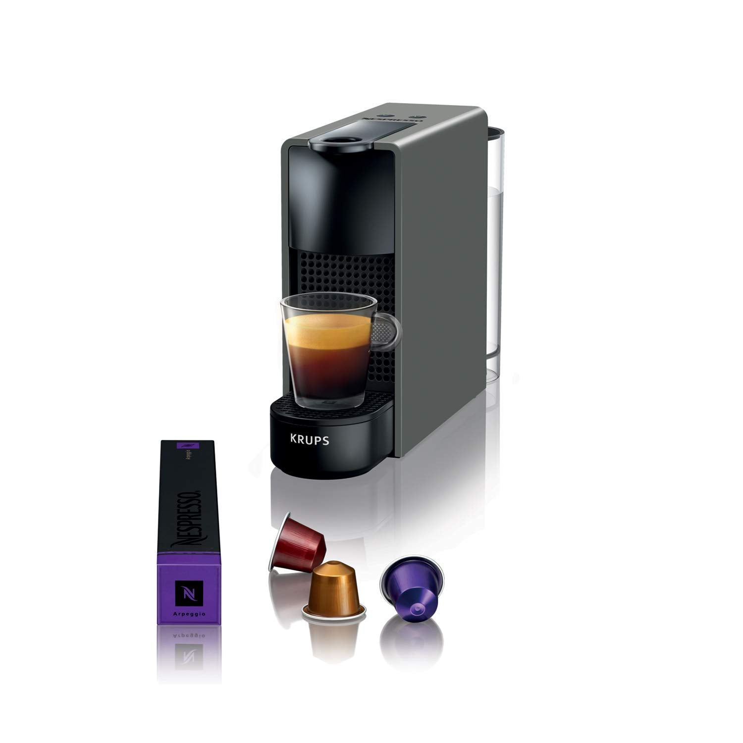 Cafine Exclusive: Machine à Café Essenza Mini Gris Intense Cafetière