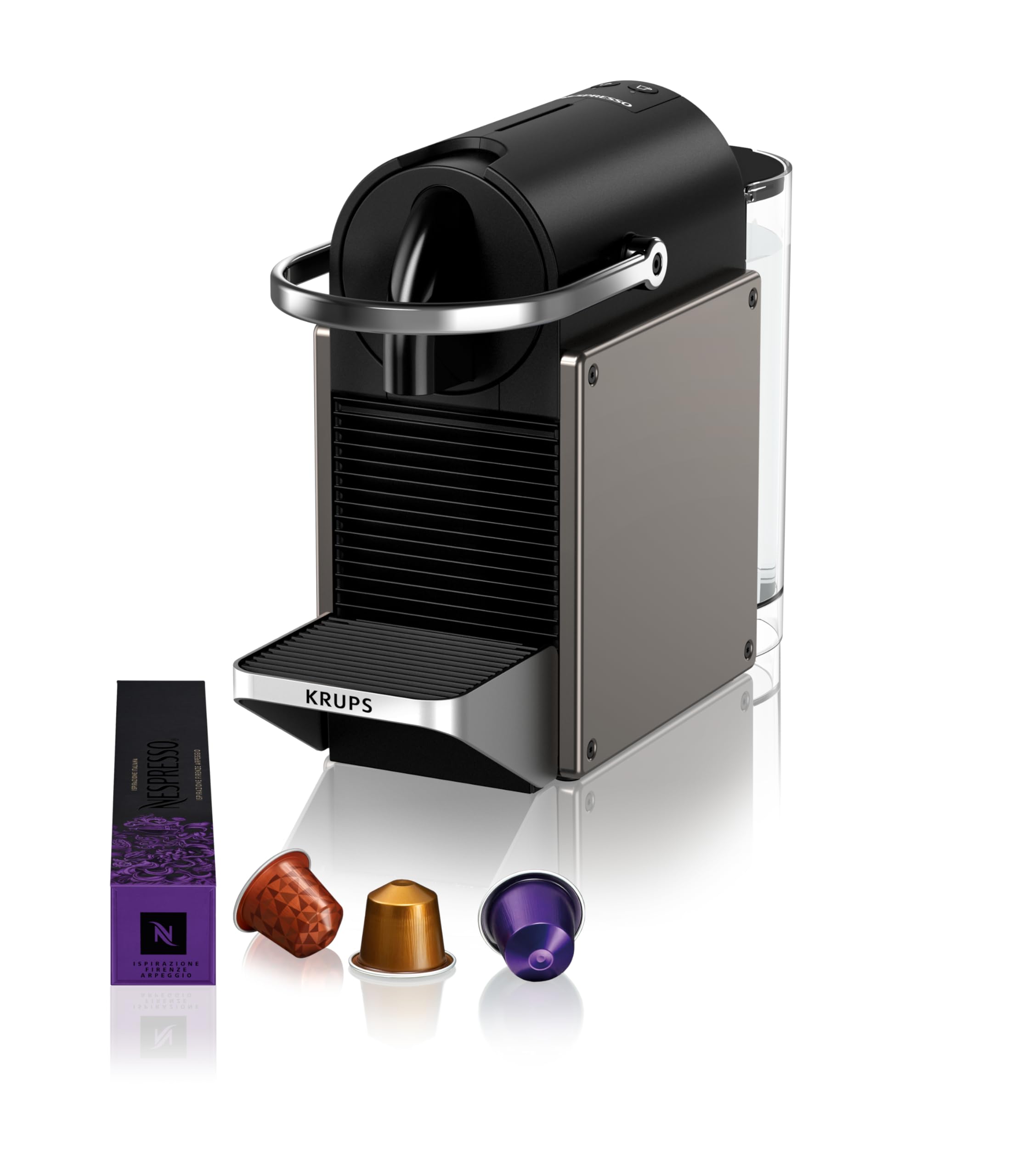Cafine Exclusive: Machine á café Pixie Titane